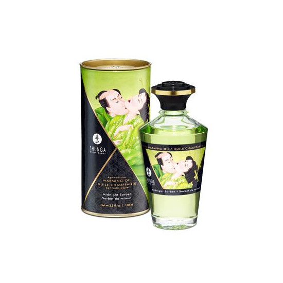 Aceite de Masaje Efecto Calor Aroma Sorbete de Medianoche Shunga