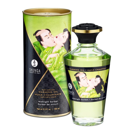 Aceite de Masaje Efecto Calor Aroma Sorbete de Medianoche Shunga