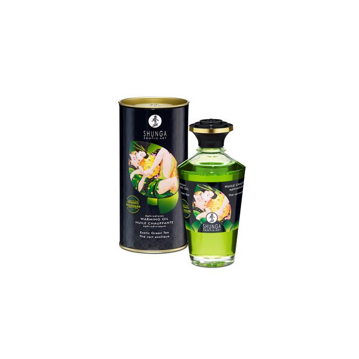 Aceite Afrodisíaco de Masaje Aroma Té Verde Shunga