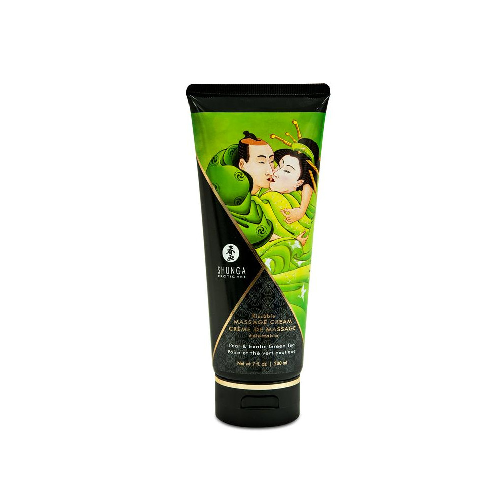 Crema de Masaje Aroma Té Verde Shunga
