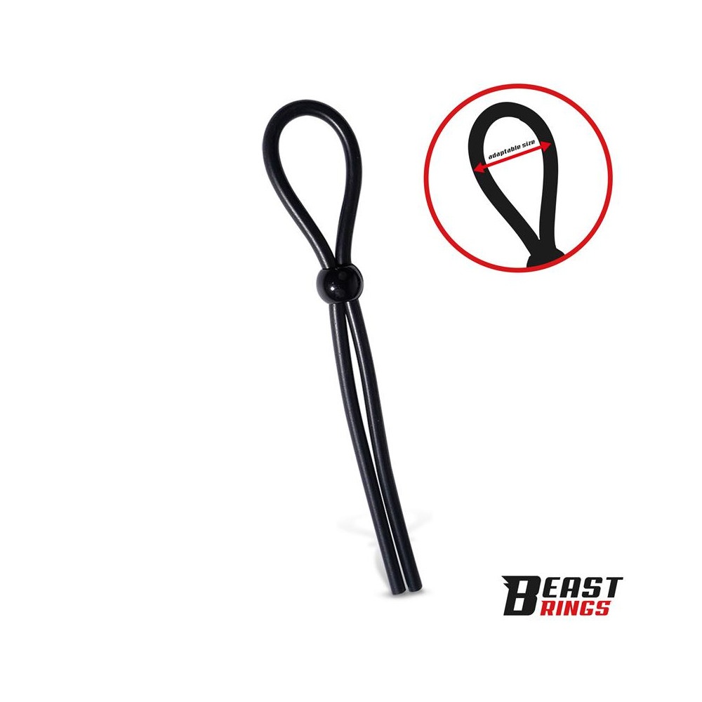 Lasso Anillo para el Pene Silicona Ajustable