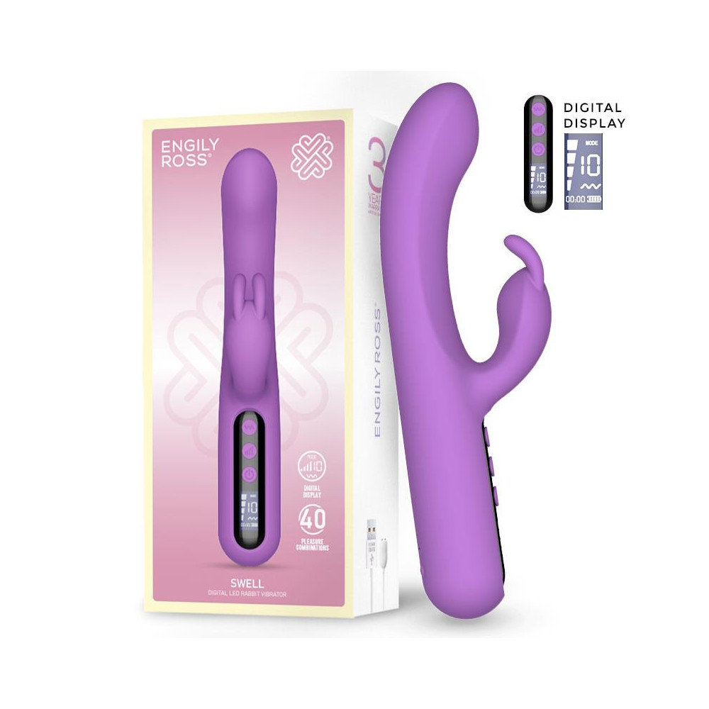 Swell Vibrador con Pantalla Digital y Gran Potencia