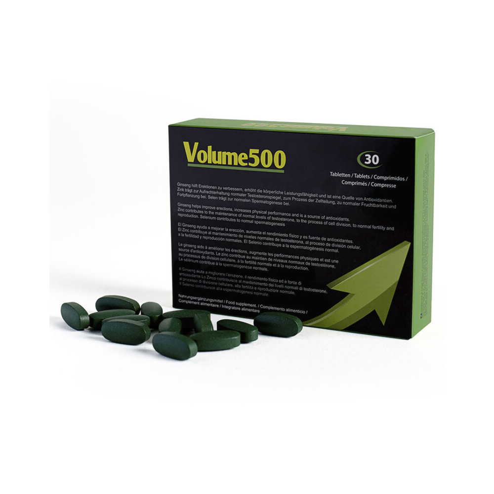Volume500 – Complemento alimenticio para la calidad y cantidad del esperma