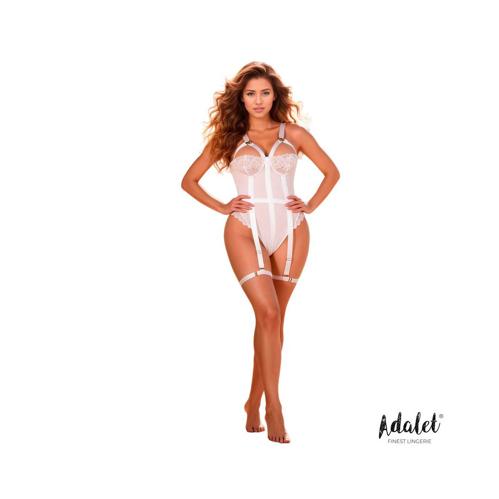 Mary Body con Ligas Blanco