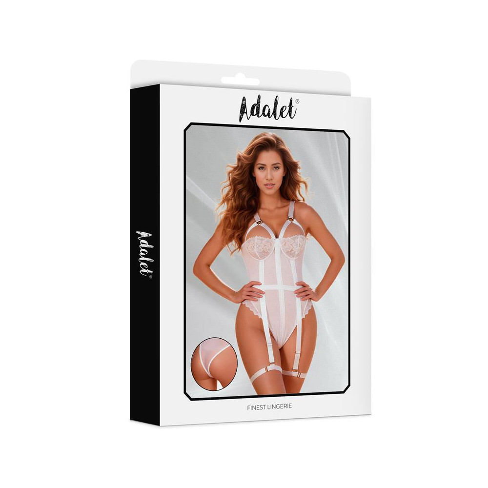 Mary Body con Ligas Blanco