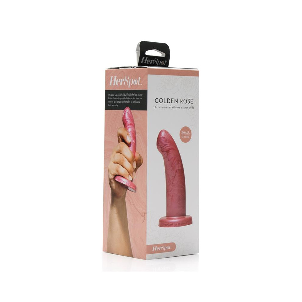 Herspot Dildo Golden Rose Talla Pequeña