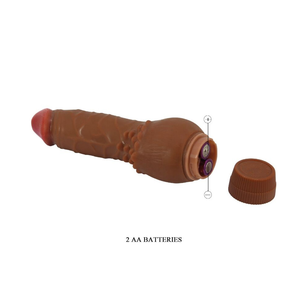 Barbara Vibrador Realístico Mulato 19,5cm