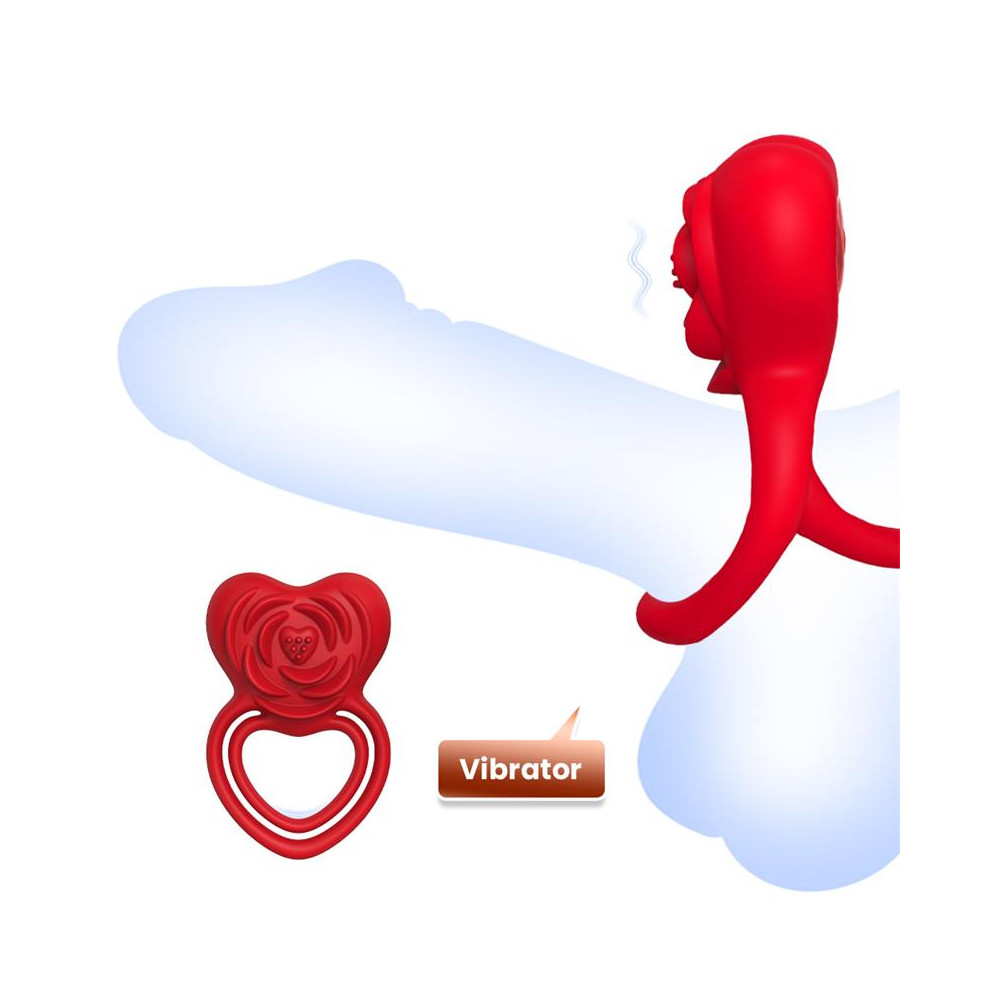 Anillo Heart Rojo