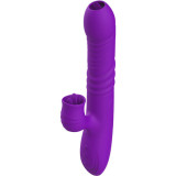 Fully Gspot Vibrador Rabbit con lengua estimuladora y efecto calor violeta