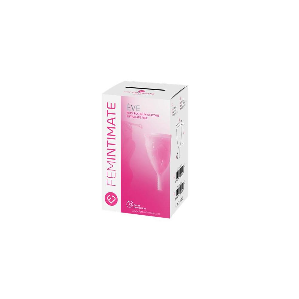 Copa Menstrual Ève Rosa Talla L Silicona Platino