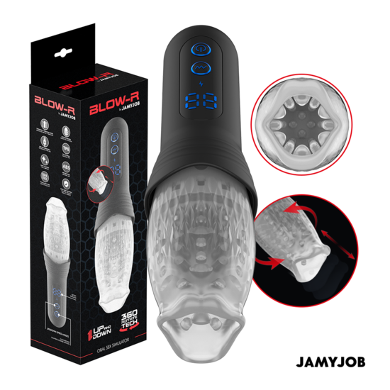 BLOW-R MASTURBADOR CON THRUSTING Y ROTACIÓN