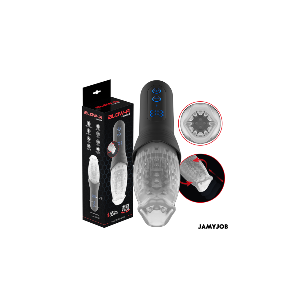 BLOW-R MASTURBADOR CON THRUSTING Y ROTACIÓN