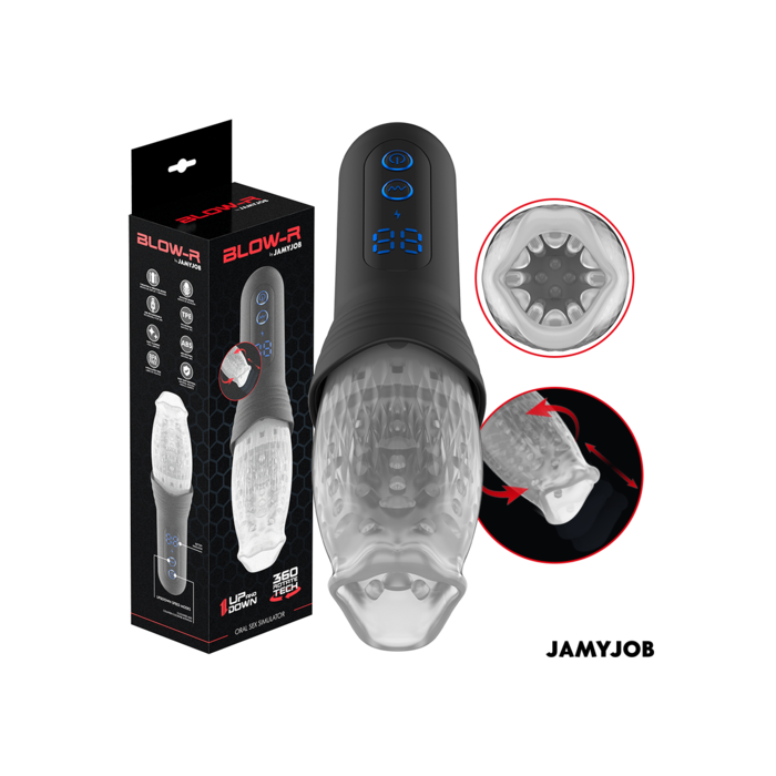 BLOW-R MASTURBADOR CON THRUSTING Y ROTACIÓN