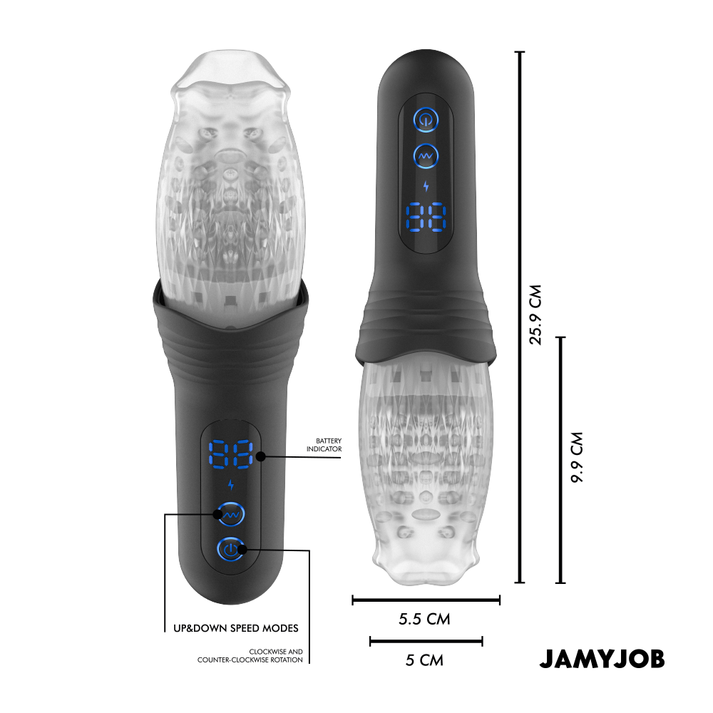 BLOW-R MASTURBADOR CON THRUSTING Y ROTACIÓN