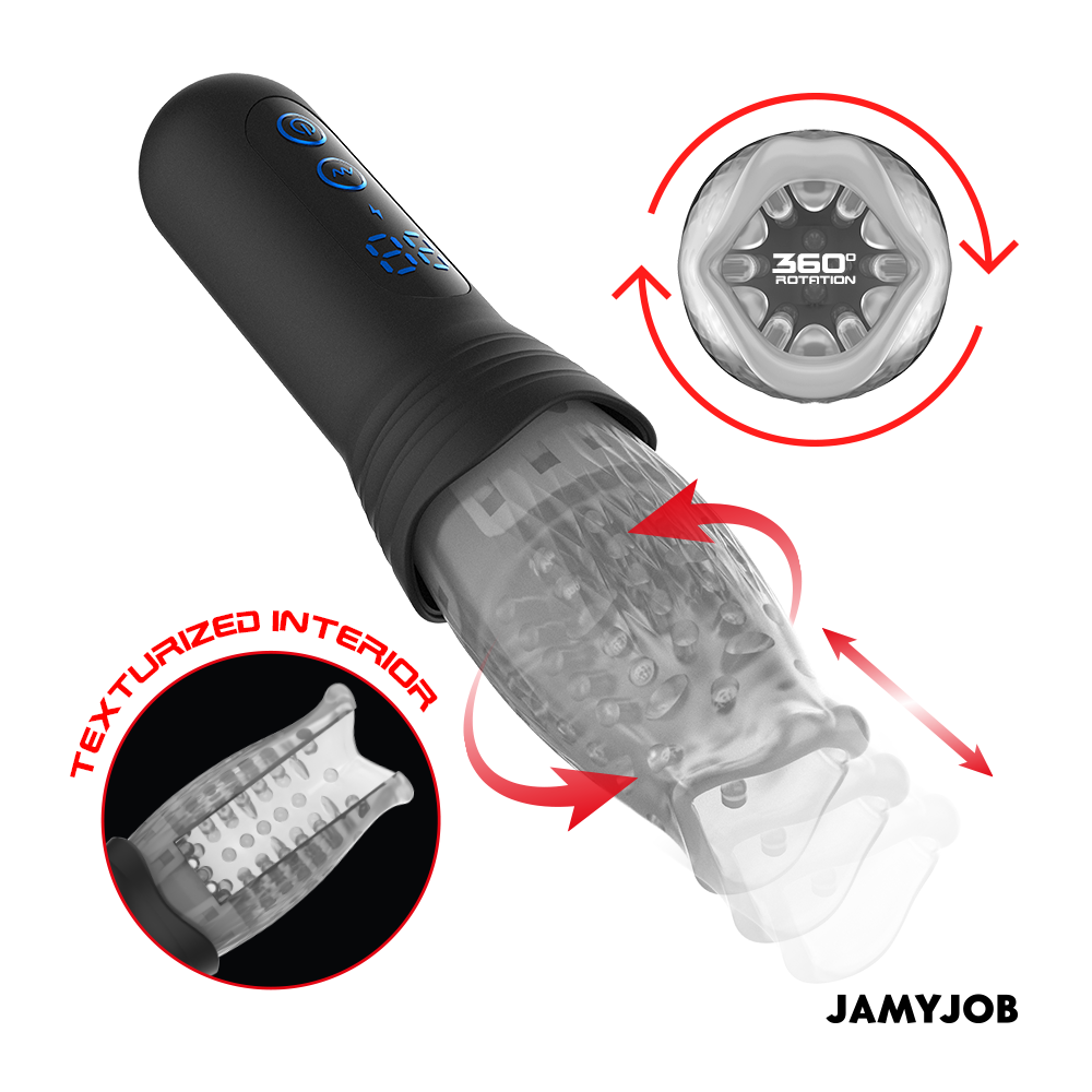 BLOW-R MASTURBADOR CON THRUSTING Y ROTACIÓN