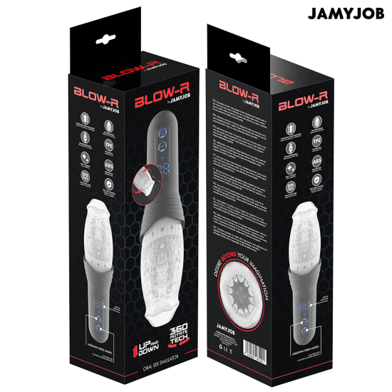 BLOW-R MASTURBADOR CON THRUSTING Y ROTACIÓN