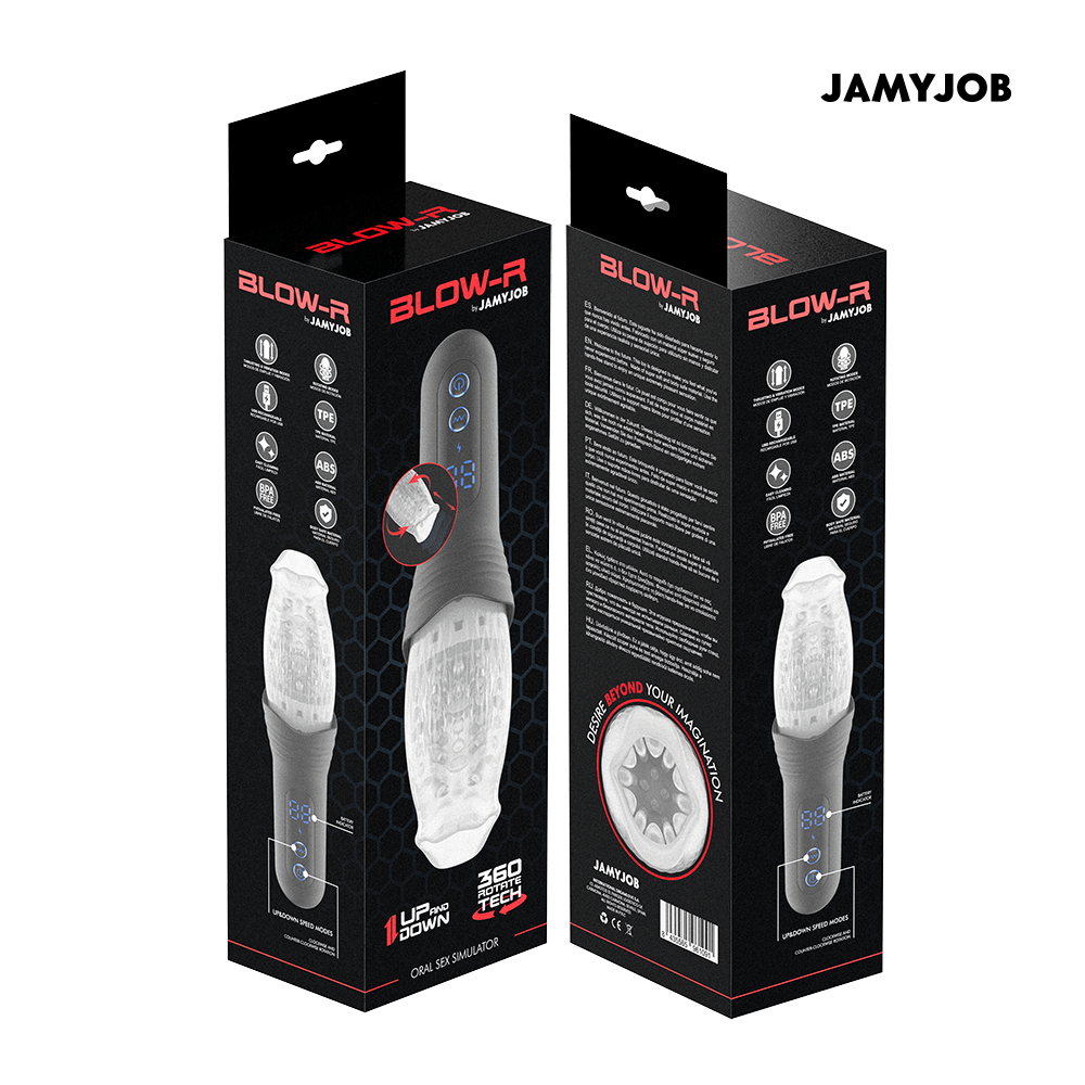 BLOW-R MASTURBADOR CON THRUSTING Y ROTACIÓN