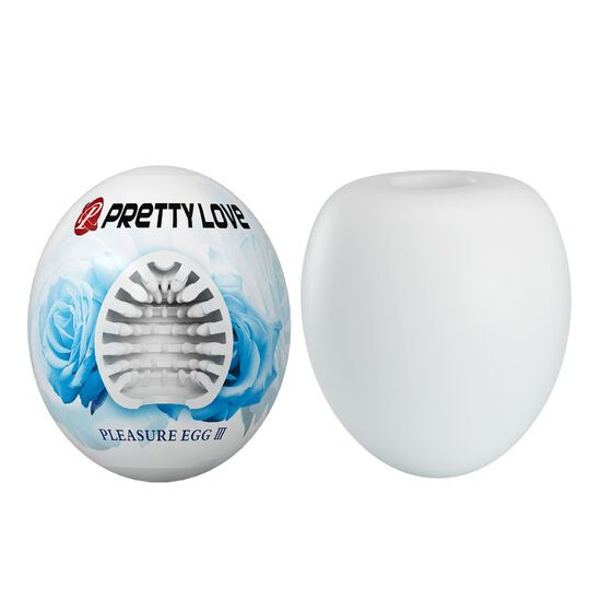 MASTURBADOR MASCULINO HUEVO BLANCO
