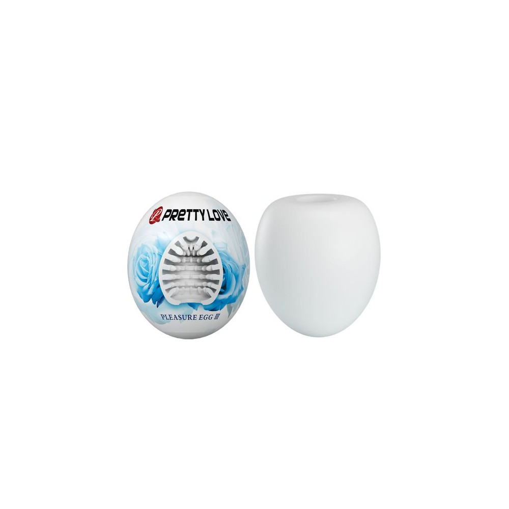 MASTURBADOR MASCULINO HUEVO BLANCO