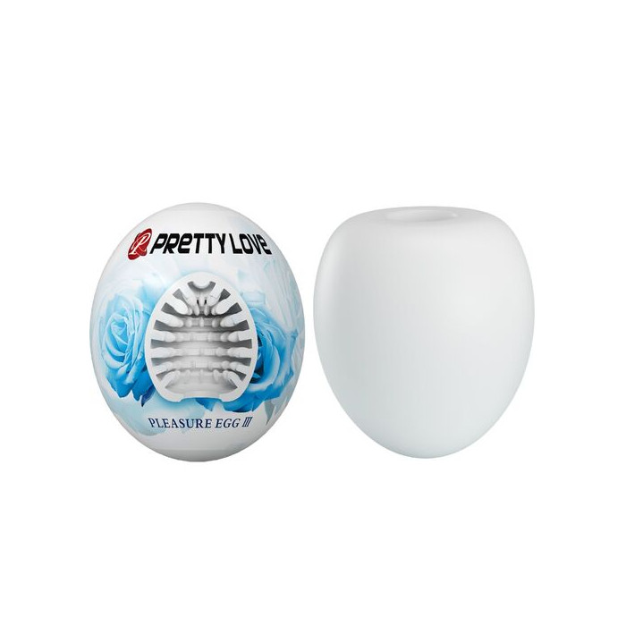 MASTURBADOR MASCULINO HUEVO BLANCO