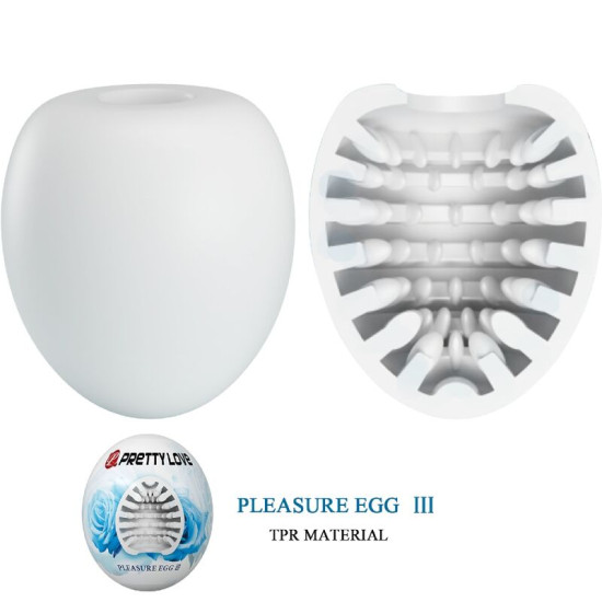 MASTURBADOR MASCULINO HUEVO BLANCO