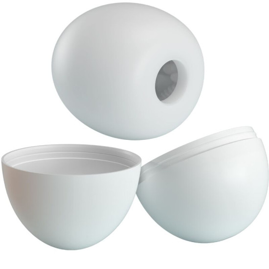 MASTURBADOR MASCULINO HUEVO BLANCO