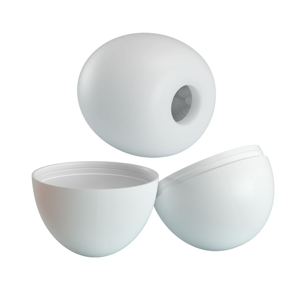 MASTURBADOR MASCULINO HUEVO BLANCO
