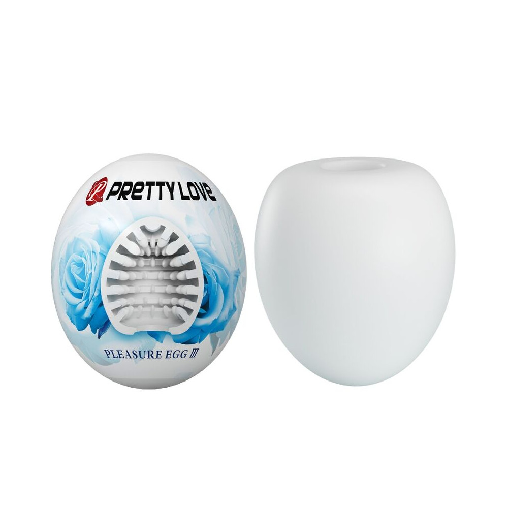 MASTURBADOR MASCULINO HUEVO BLANCO