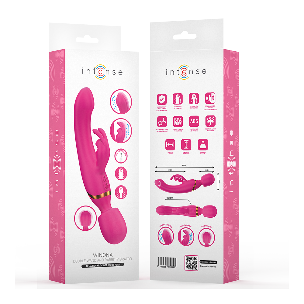 Winona Doble Vibrador Rabbit & Wand