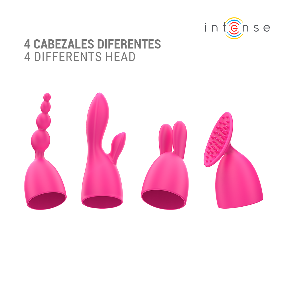 Cher Vibrador con Cabezales Intercambiables
