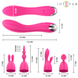 Cher Vibrador con Cabezales Intercambiables