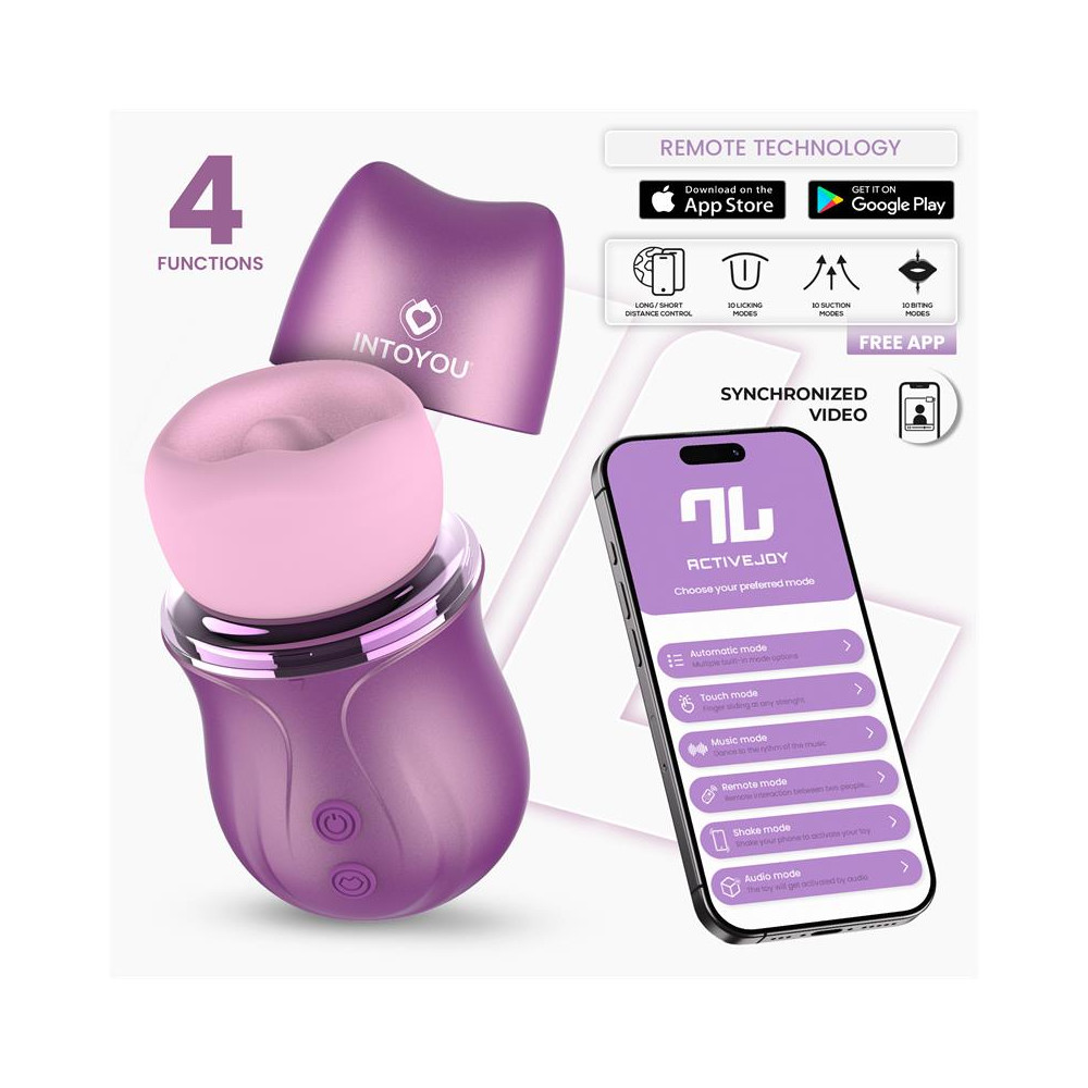 Suvi Estimulador con Licking, Biting, Succión y Vibración USB-C con APP