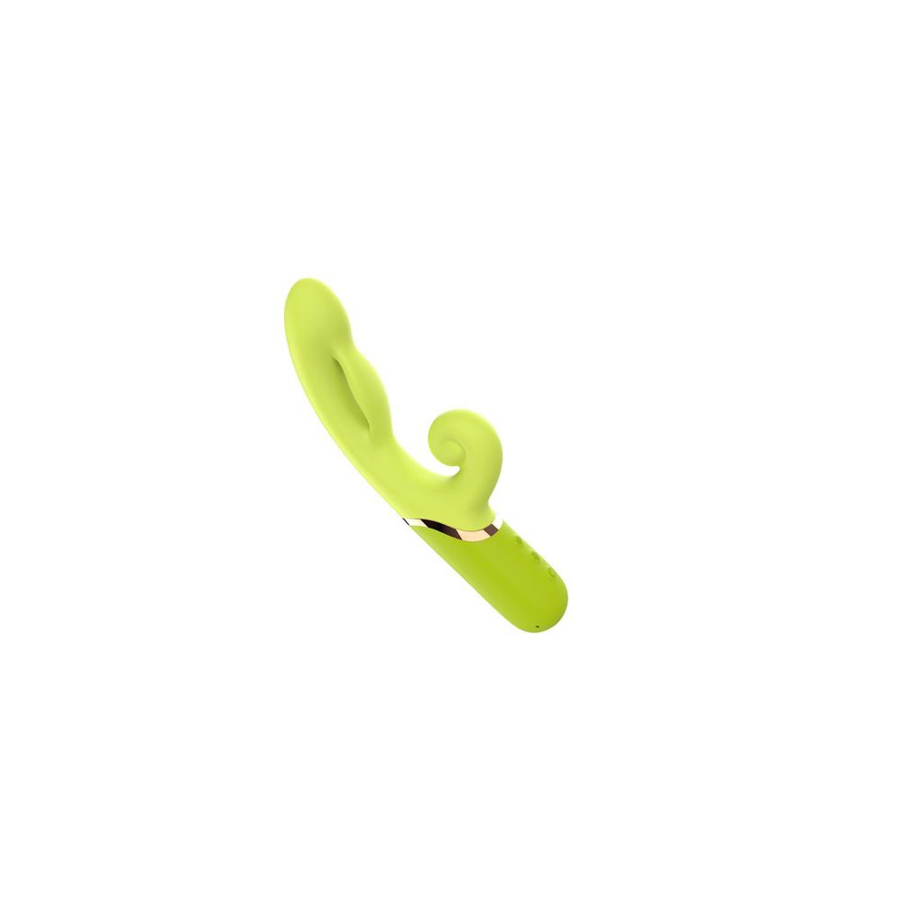 Vibrador con Función de Inflado Verde