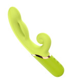 Vibrador con Función de Inflado Verde