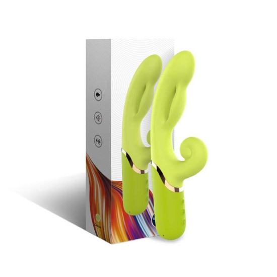 Vibrador con Función de Inflado Verde