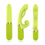 Vibrador con Función de Inflado Verde