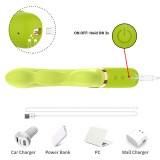 Vibrador con Función de Inflado Verde