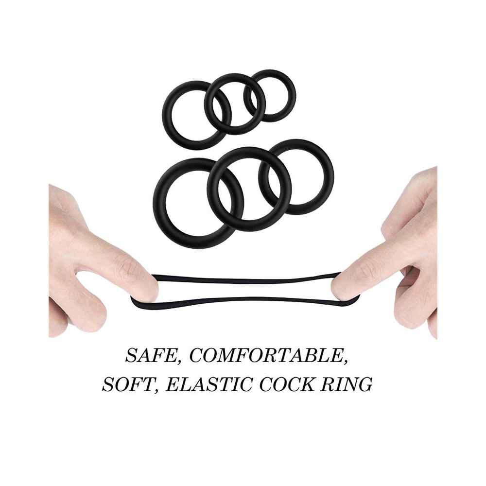 Set de 6 Anillos para el Pene