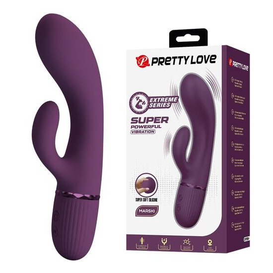Margie Vibrador Rabbit Morado