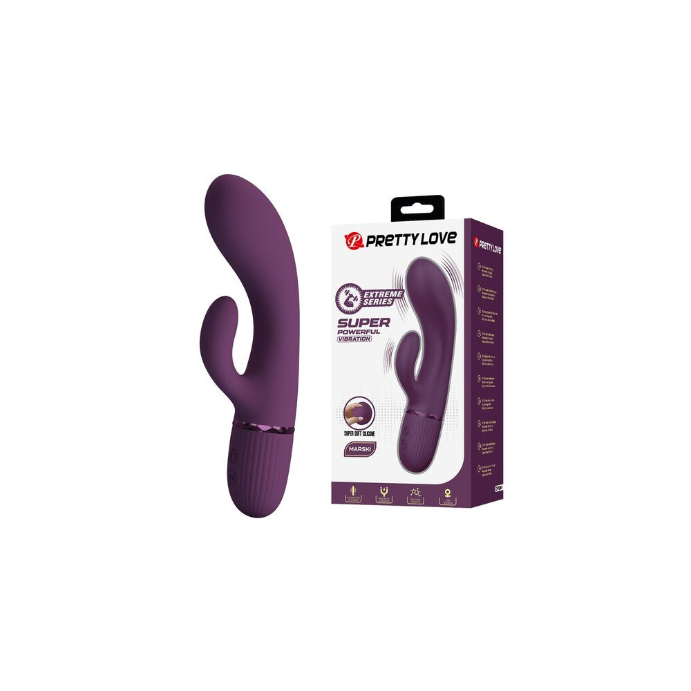 Margie Vibrador Rabbit Morado