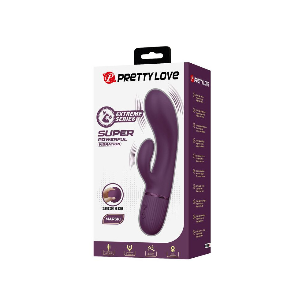 Margie Vibrador Rabbit Morado