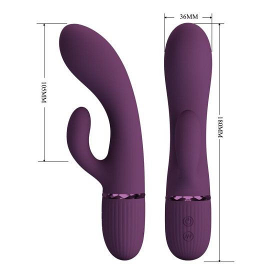 Margie Vibrador Rabbit Morado
