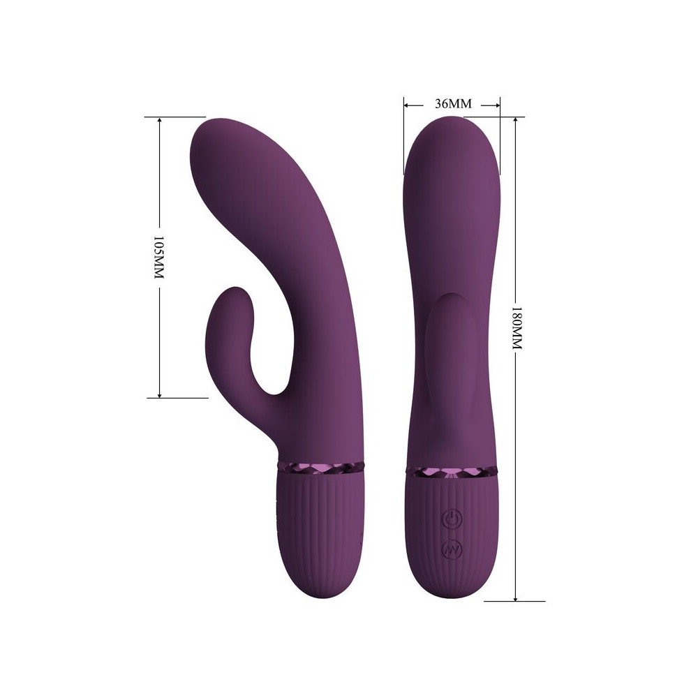 Margie Vibrador Rabbit Morado