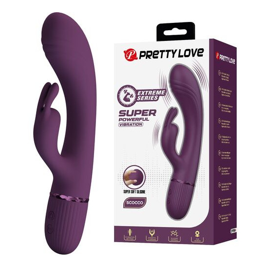 Rocco Vibrador Rabbit Morado