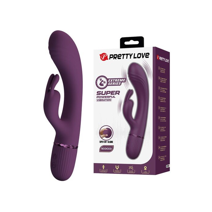 Rocco Vibrador Rabbit Morado