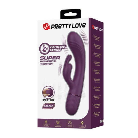 Rocco Vibrador Rabbit Morado