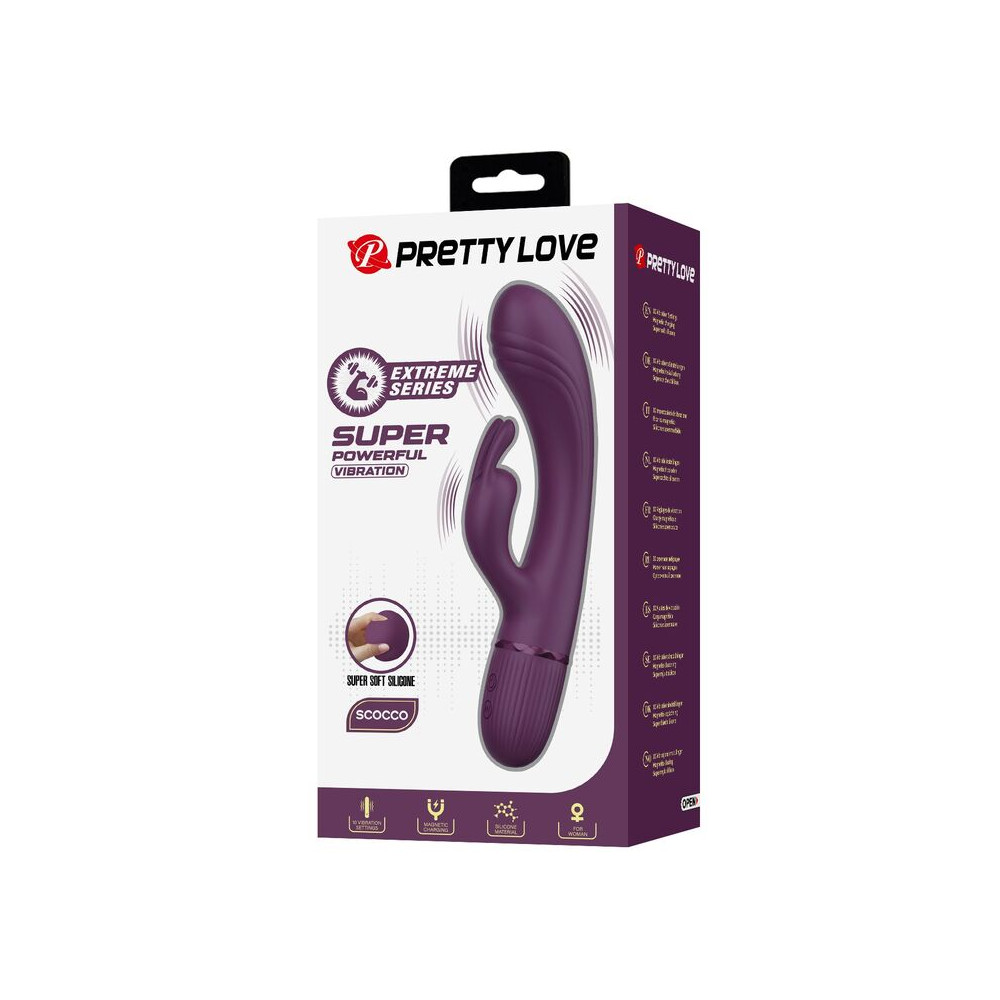 Rocco Vibrador Rabbit Morado