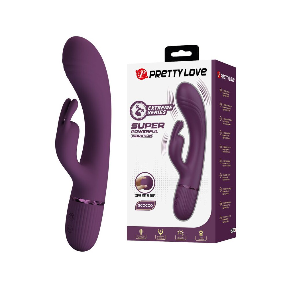 Rocco Vibrador Rabbit Morado
