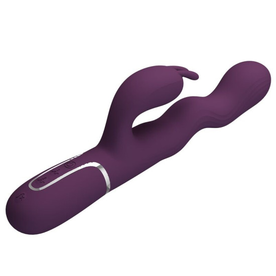 Loursen Vibrador con movimiento oscilante morado
