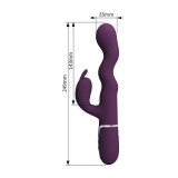 Loursen Vibrador con movimiento oscilante morado